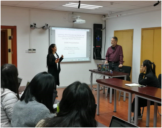Professor Bruce M. McLaren from Carnegie Mellon University visited the Department of Educational Information and Technology in the Faculty of Education